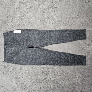 Sanctuary Anthropologie Womens‎ XS Dark Gray Leopard Print High Waisted Pants